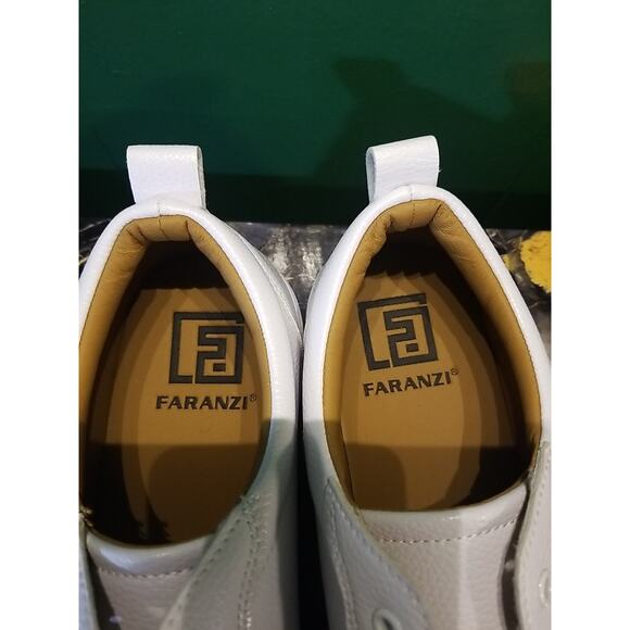 Faranzi Mens Anderson Lace Up Court Sneaker Tennis Shoes F421221K White Size 14 - Picture 5 of 6